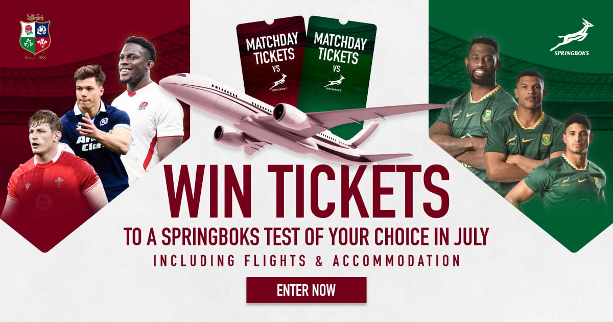 WIN a trip to a Springboks Test of your choice!